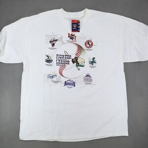 Vintage Y2K Pioneer League T-Shirt Minor League Baseball Teams Sz XXL MiLB